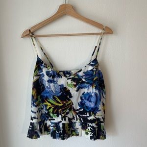 french connection zip up tank